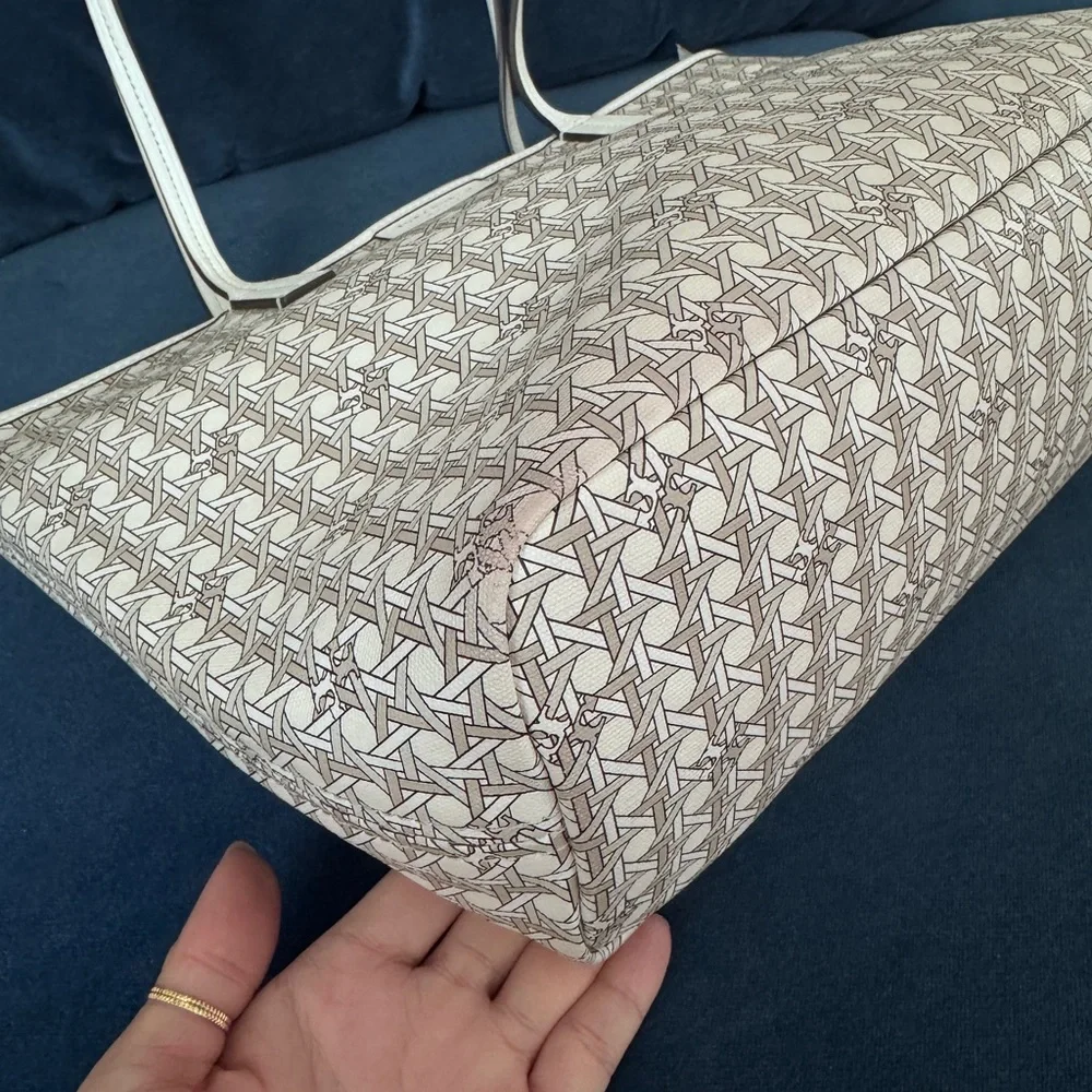 Tory Burch‎ small Ever-Ready tote bag ivory white